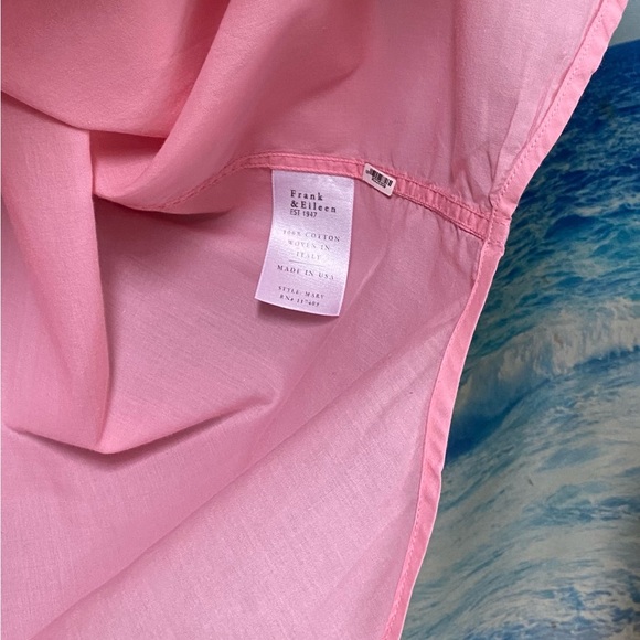 Frank & Eileen MARY Classic Shirtdress Size: S Pink - Picture 9 of 16